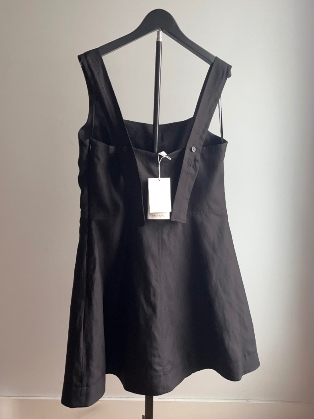 COS a-line apron / pinny dress with buttoned straps - Size 44 / 14